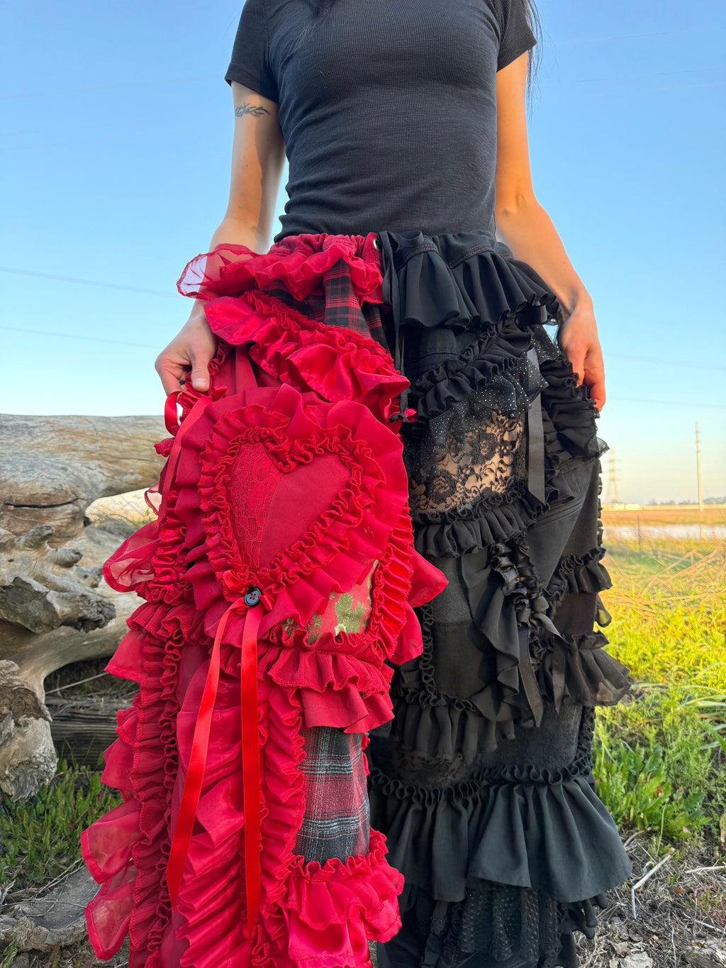 Upcycled Adjustable-Waist Pants