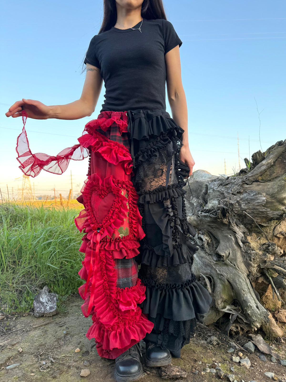 Upcycled Adjustable-Waist Pants