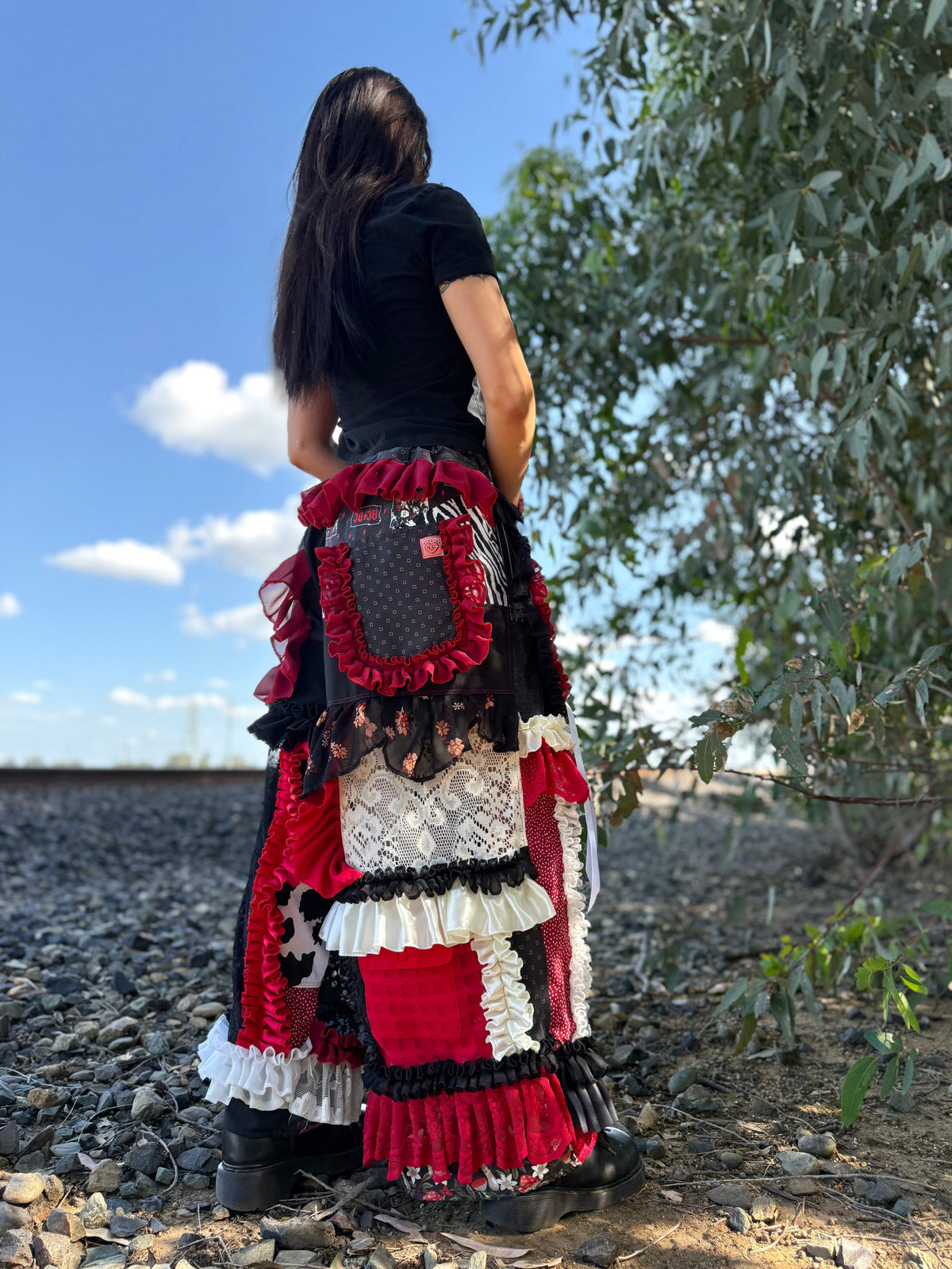 Upcycled Adjustable-Waist Pants