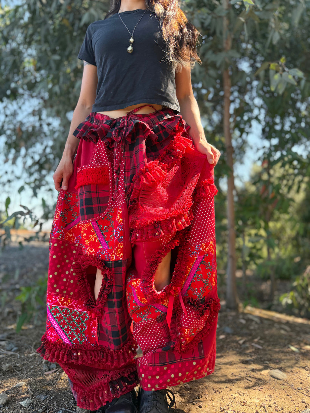 Upcycled Adjustable-Waist Pants