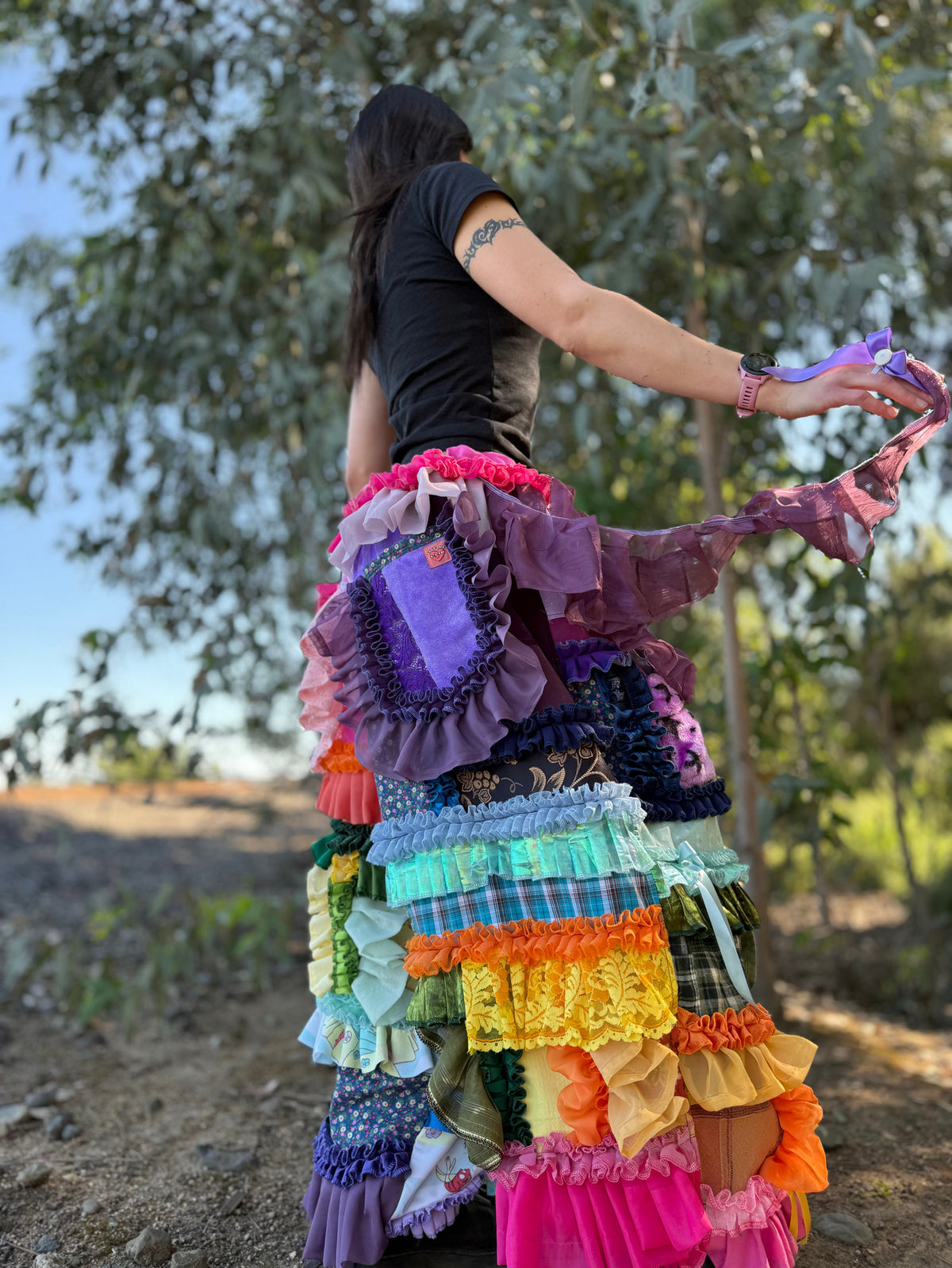 Upcycled Adjustable-Waist Pants