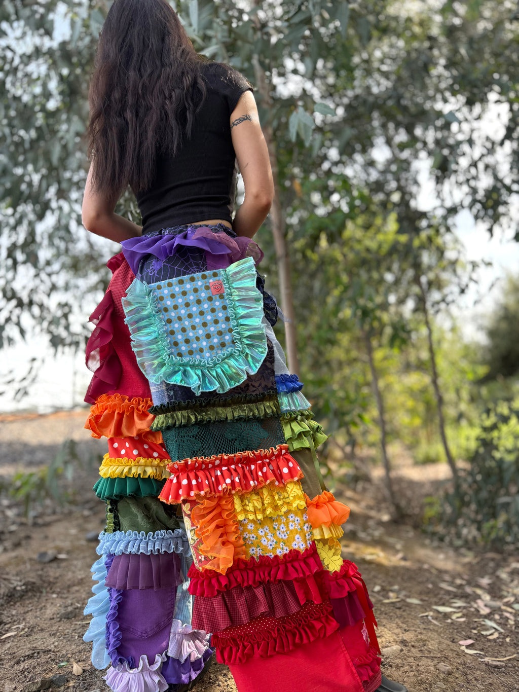 Upcycled Adjustable-Waist Pants