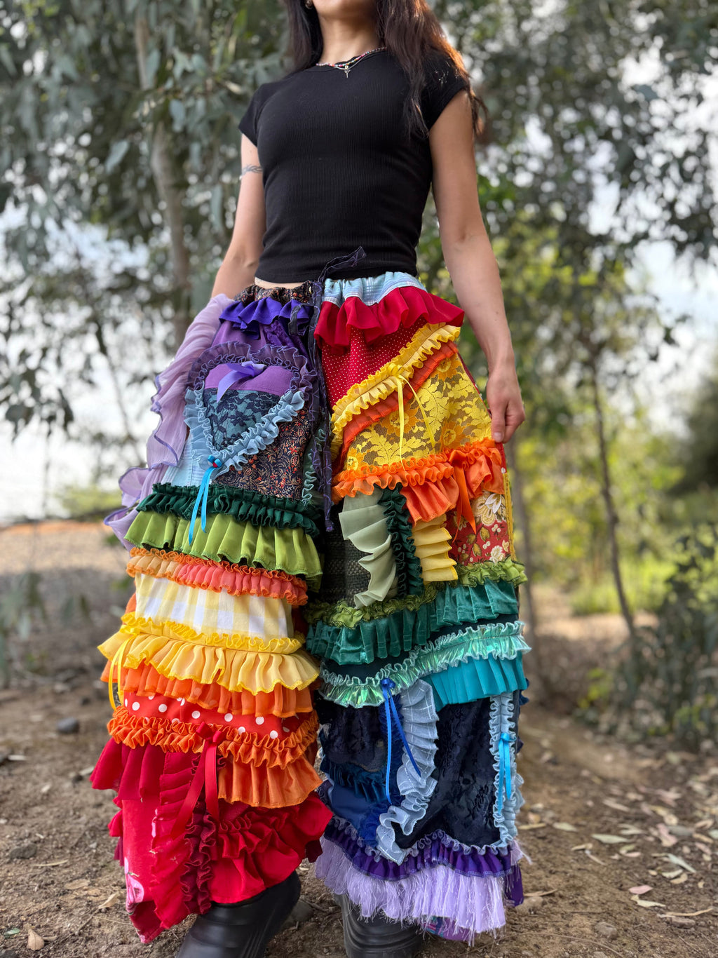 Upcycled Adjustable-Waist Pants