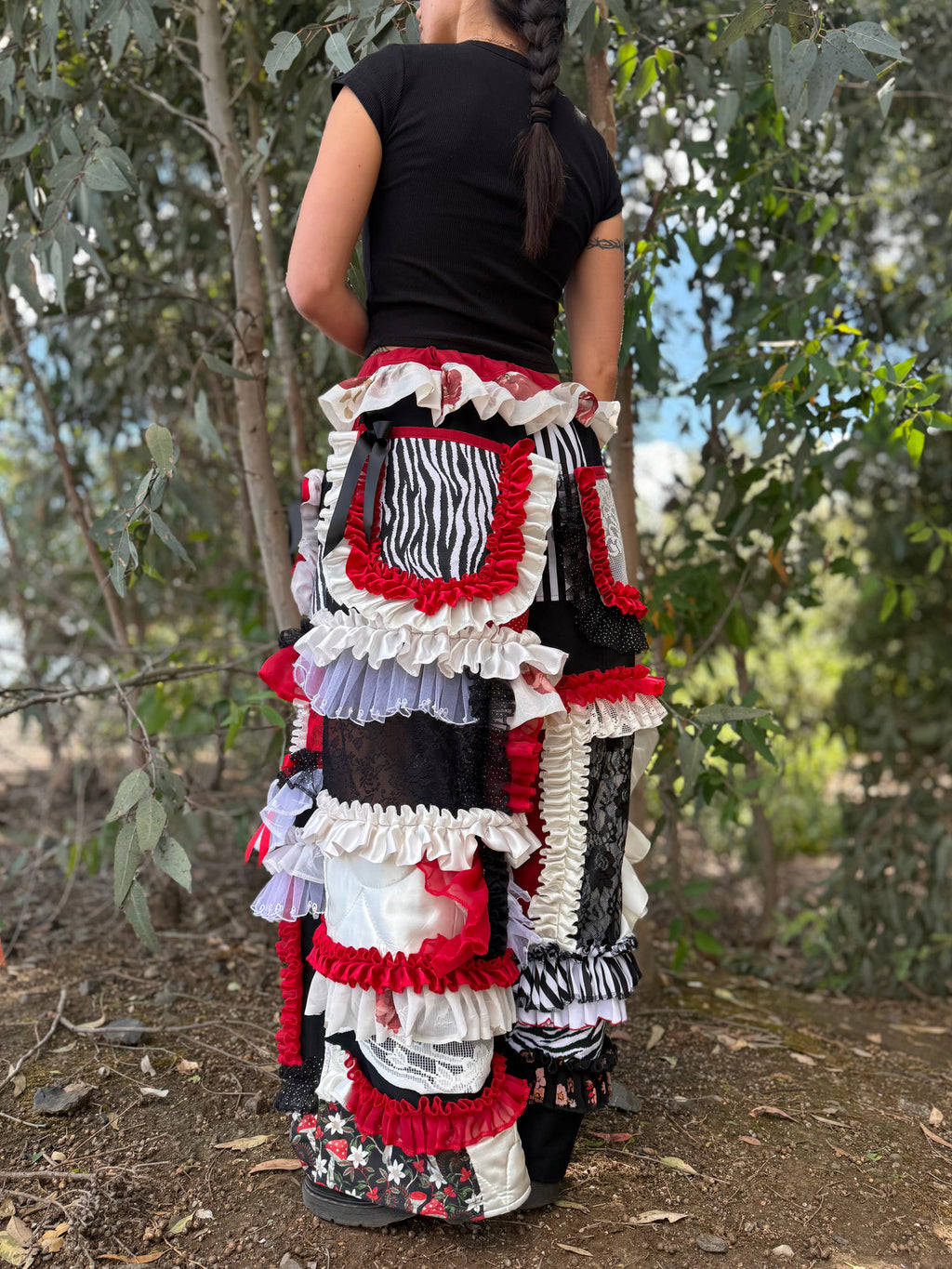 Upcycled Adjustable-Waist Pants