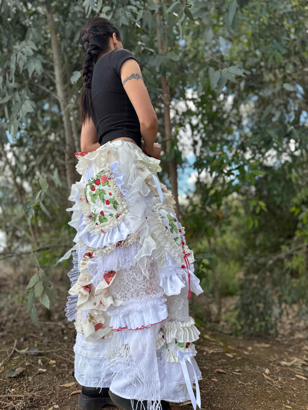 Upcycled Adjustable-Waist Pants
