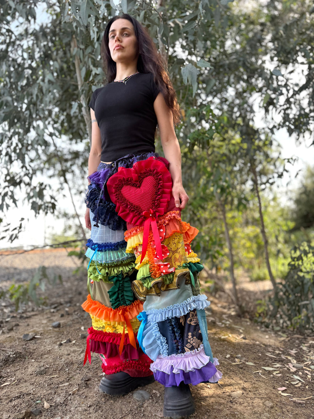 Upcycled Adjustable-Waist Pants