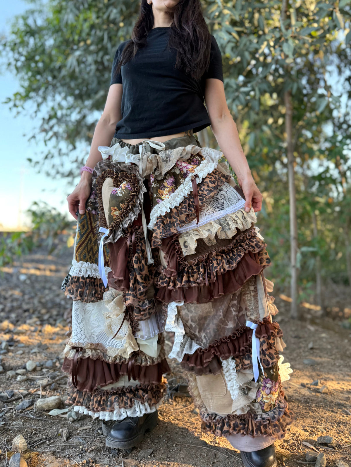 Upcycled Adjustable-Waist Pants