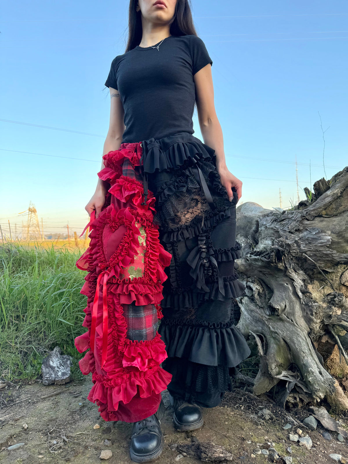 Upcycled Adjustable-Waist Pants