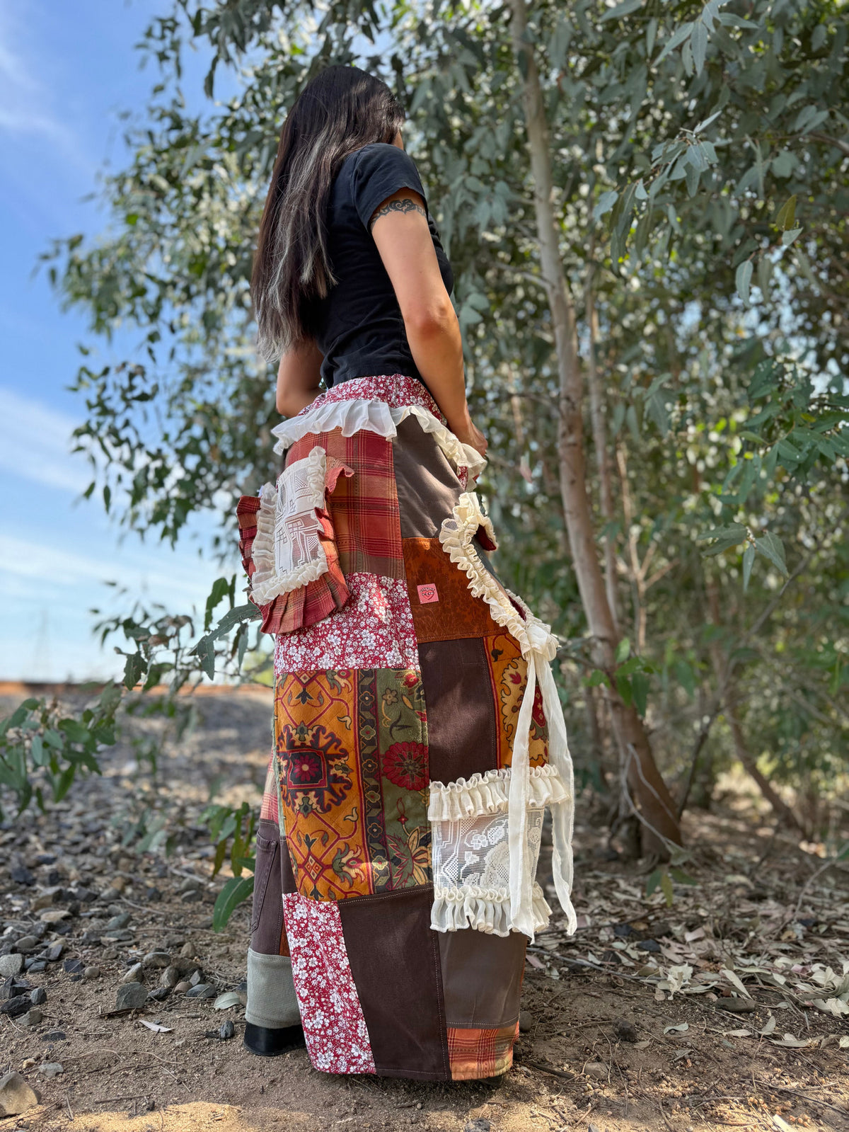 Upcycled Adjustable-Waist Pants