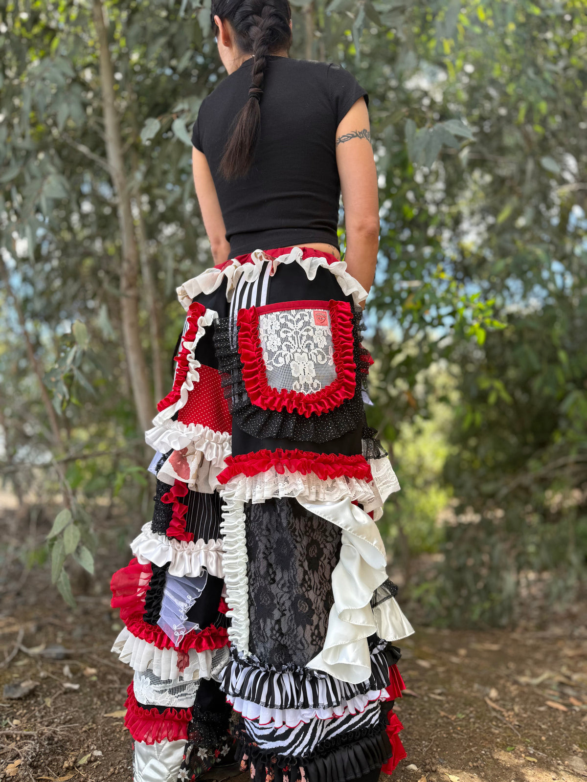 Upcycled Adjustable-Waist Pants