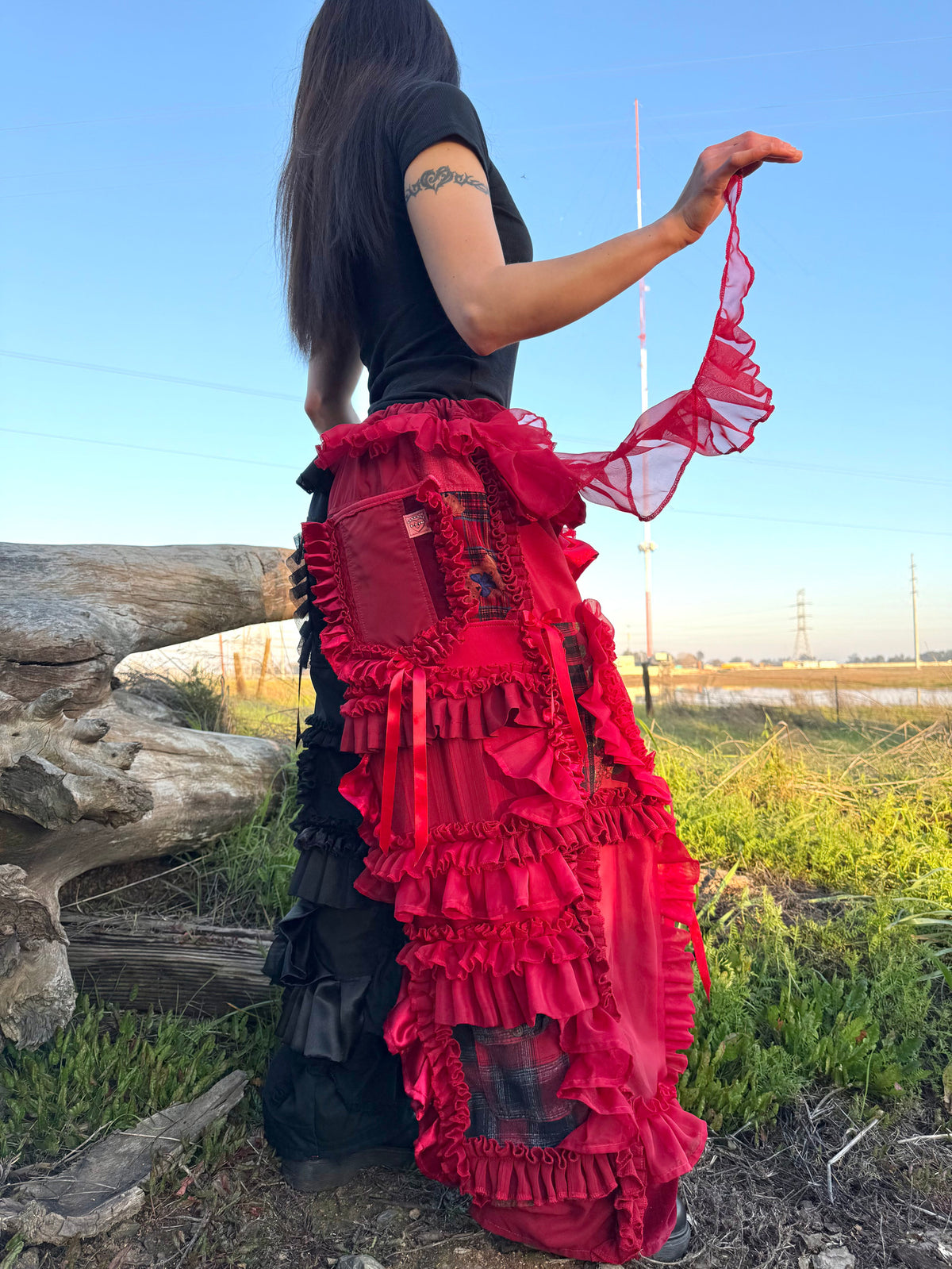 Upcycled Adjustable-Waist Pants