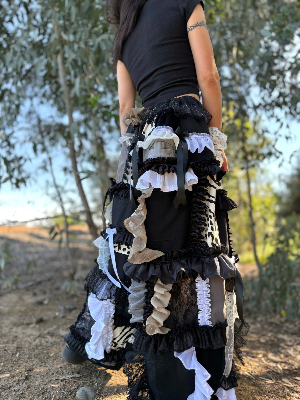 Upcycled Adjustable-Waist Pants