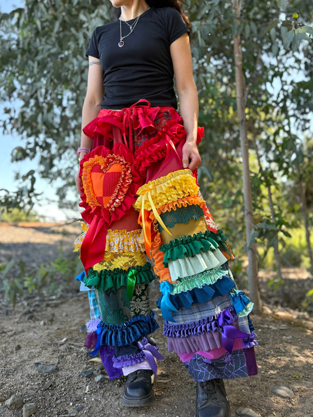 Upcycled Adjustable-Waist Pants